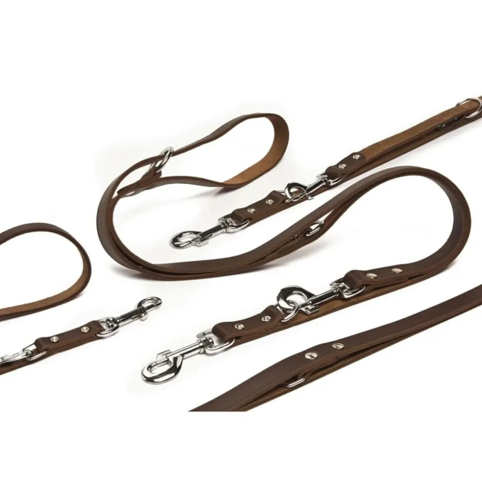 Beeztees Trainingsriem bruin 200x1,2 cm leer 736401