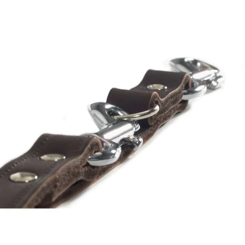 Beeztees Trainingsriem bruin 200x1,2 cm leer 736401