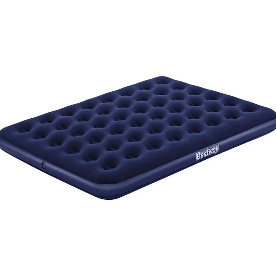 Best Way Luchtbed Blauw 203 x 152 x 22 cm PVC