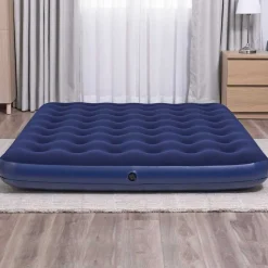 Best Way Luchtbed Blauw 203 x 152 x 22 cm PVC