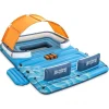Bestway Drijfeiland tropical breeze 389x274 cm 43105