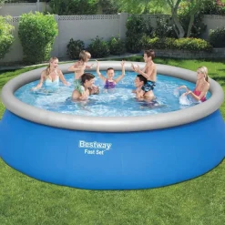 Bestway Fast Set Zwembadset opblaasbaar rond 457x122 cm