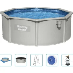 Bestway Framezwembad Hydrium bovengronds rond 360x120 cm