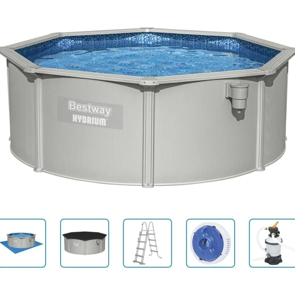 Bestway Framezwembad Hydrium bovengronds rond 360x120 cm