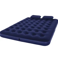 Bestway Luchtbed opblaasbaar met kussen en pomp 203x152x22 cm 67374