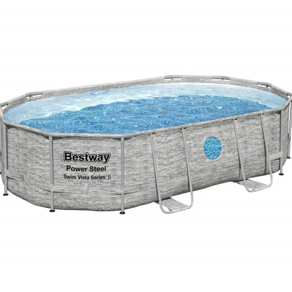 Bestway Power Steel Zwembadset 488x305x107 cm