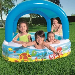 Bestway Speelbad met overkapping 140x140x114 cm blauw 52192
