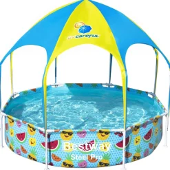 Bestway Steel Pro Kinderzwembad uv Careful bovengronds 244x51 cm