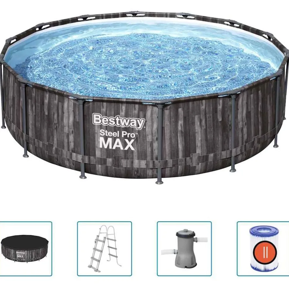Bestway Steel Pro MAX Zwembadset rond 427x107 cm