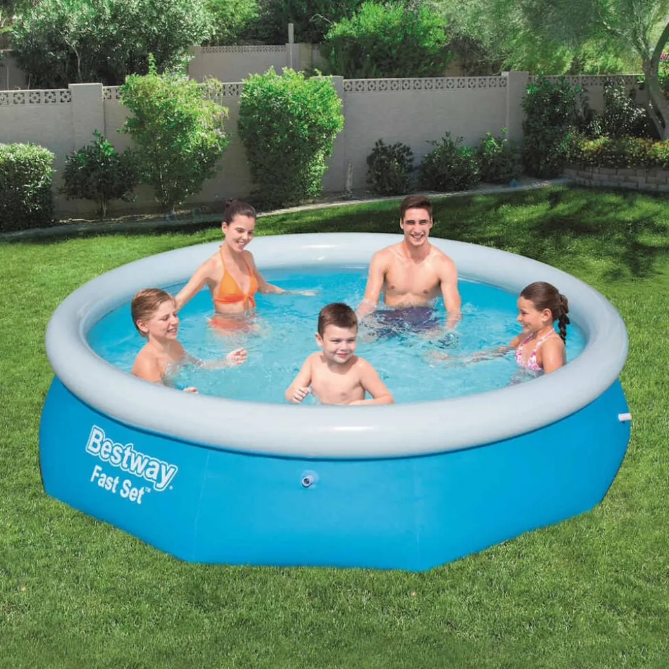Bestway Zwembad Fast Set opblaasbaar rond 305x76 cm 57266