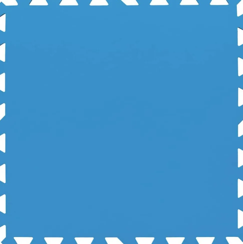 Bestway Zwembadbodembeschermers 8 st blauw 58220