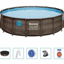 Bestway Zwembadset Power Steel 488x122 cm