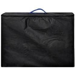 Inklapbare massagetafel 3 zones met houten frame (blauw)
