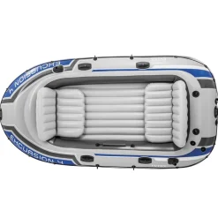 Intex Excursion 4 Opblaasboot met roeispanen en pomp 68324NP