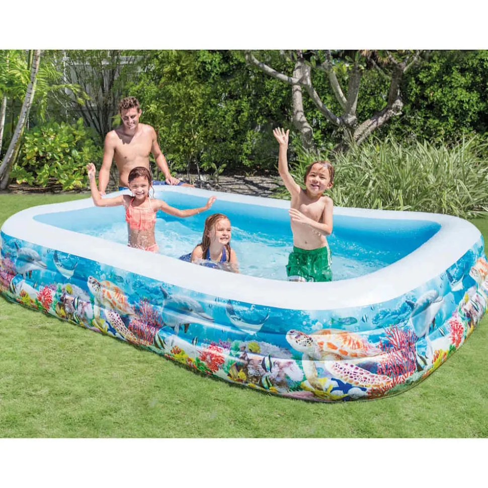 Intex Swim Center Familezwembad 305x183x56 cm oceaanleven