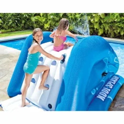 Intex Waterglijbaan Kool Splash opblaasbaar blauw