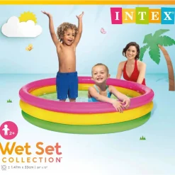 Intex Zwembad Sunset opblaasbaar 3 ringen 147x33 cm