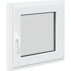 Kelderraam RISOR Wit 60 x 60 cm PVC en glas