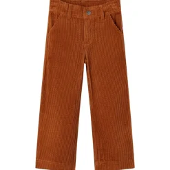 Kinderbroek 92 ribfluweel cognackleurig