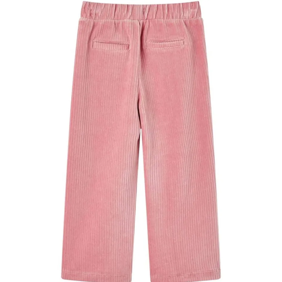 Kinderbroek 116 ribfluweel Lichtroze