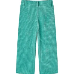 Kinderbroek 92 ribfluweel mintgroen