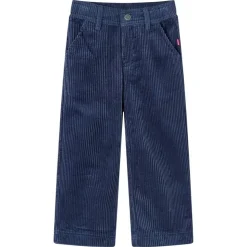 Kinderbroek 92 ribfluweel marineblauw