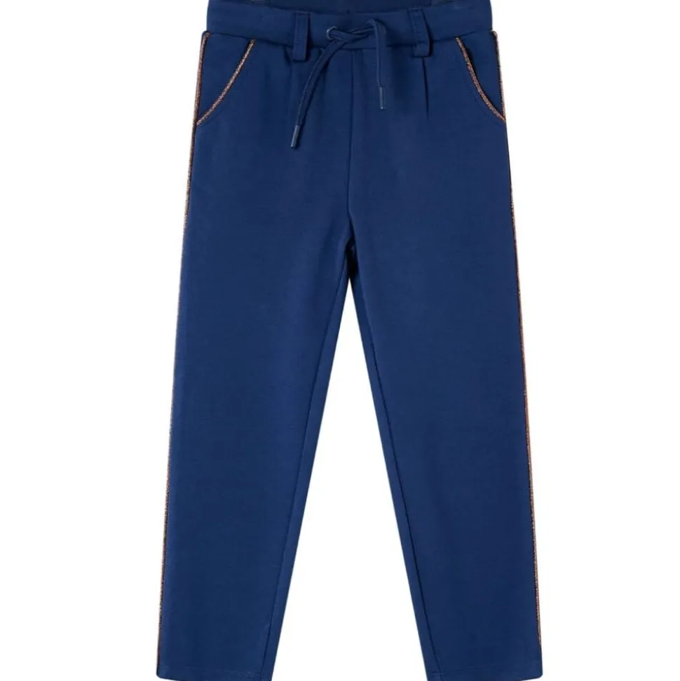 Kinderbroek met trekkoord 92 marineblauw