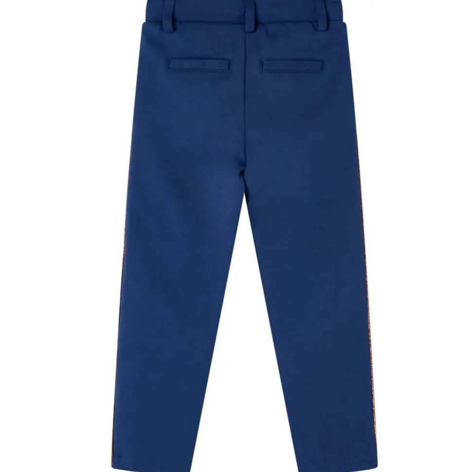Kinderbroek met trekkoord 92 marineblauw