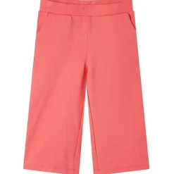 Kinderbroek met wijde pijpen 92 koraalkleurig