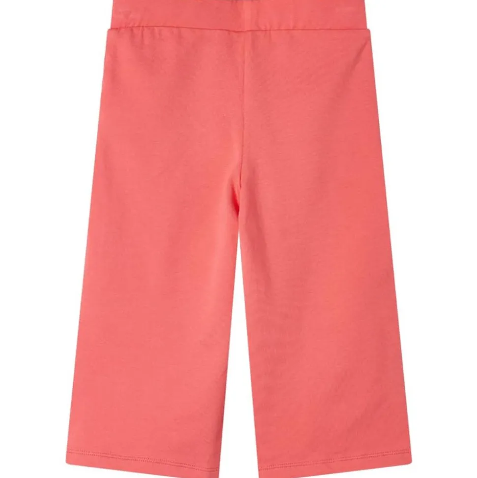 Kinderbroek met wijde pijpen 92 koraalkleurig