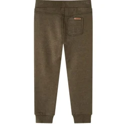 Kinderjoggingbroek 92 gemêleerd kakikleurig