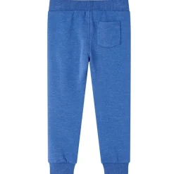 Kinderjoggingbroek 104 gemêleerd blauw