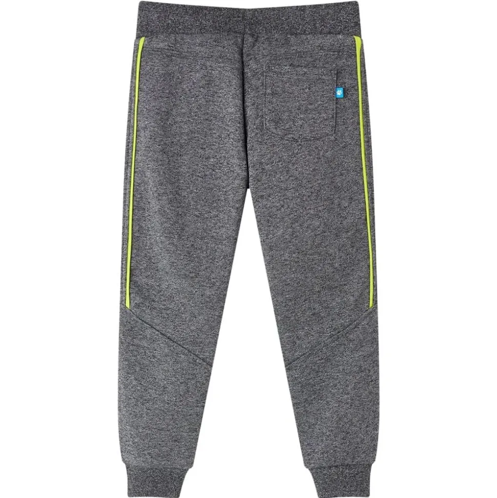 Kinderjoggingbroek 104 gemêleerd grijs