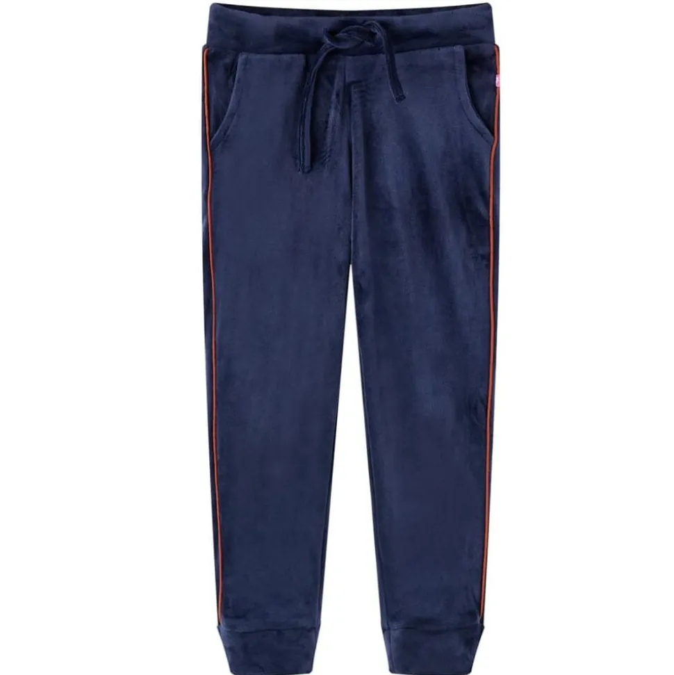 Kinderjoggingbroek 104 marineblauw