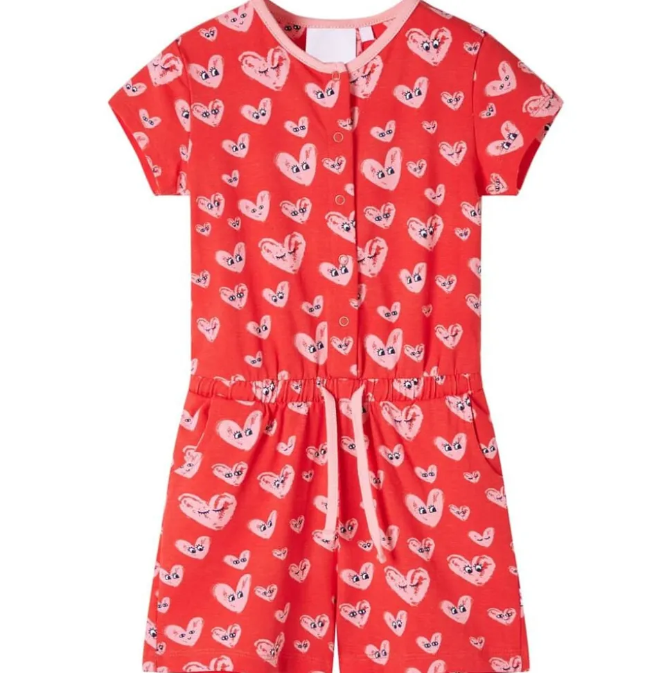 Kinderjumpsuit 104 rood