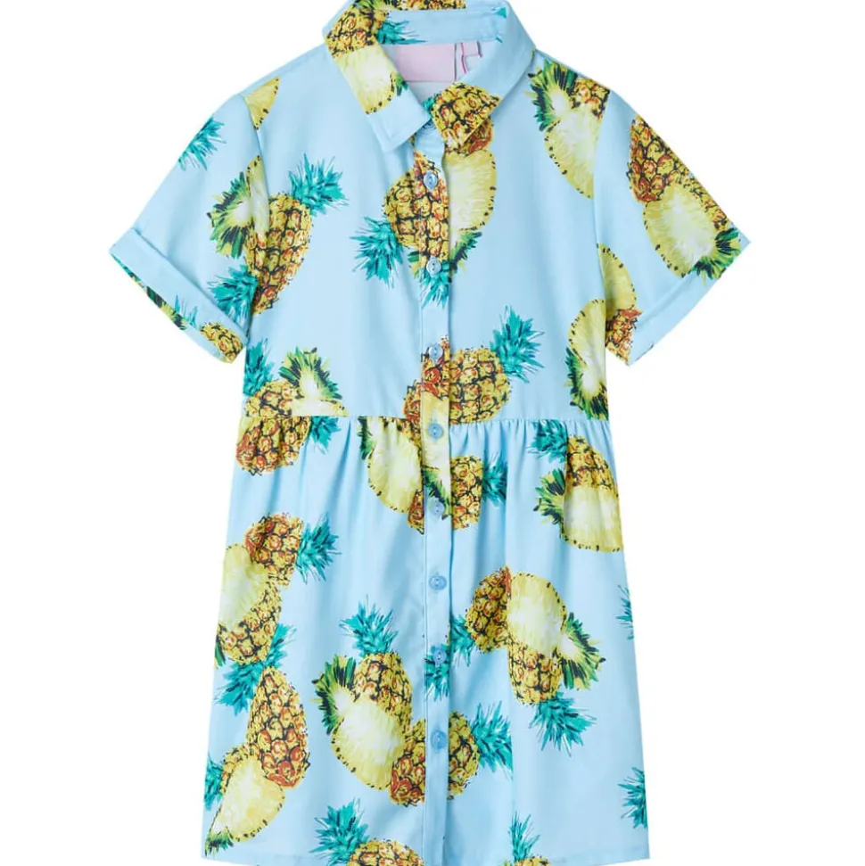 Kinderjurk 116 blauw