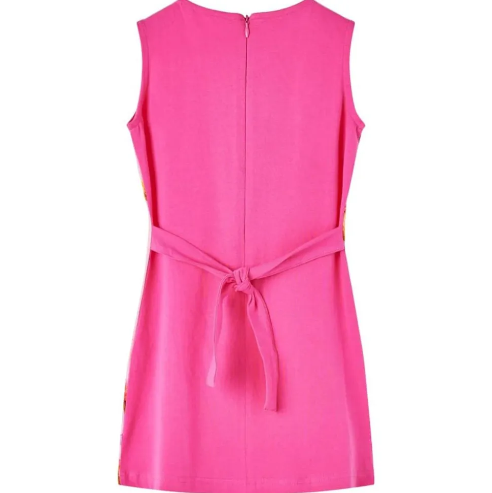 Kinderjurk 104 felroze