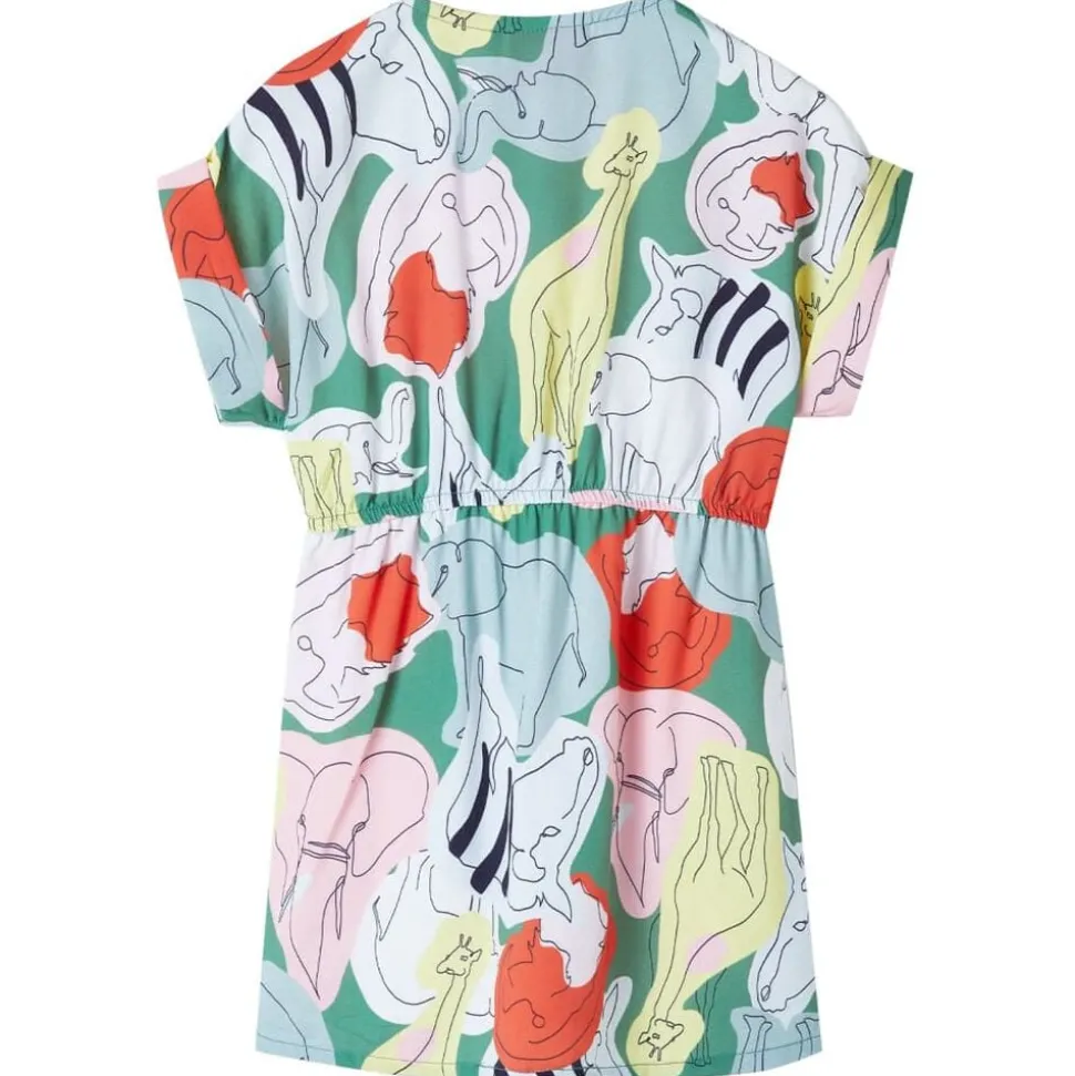 Kinderjurk 116 groen
