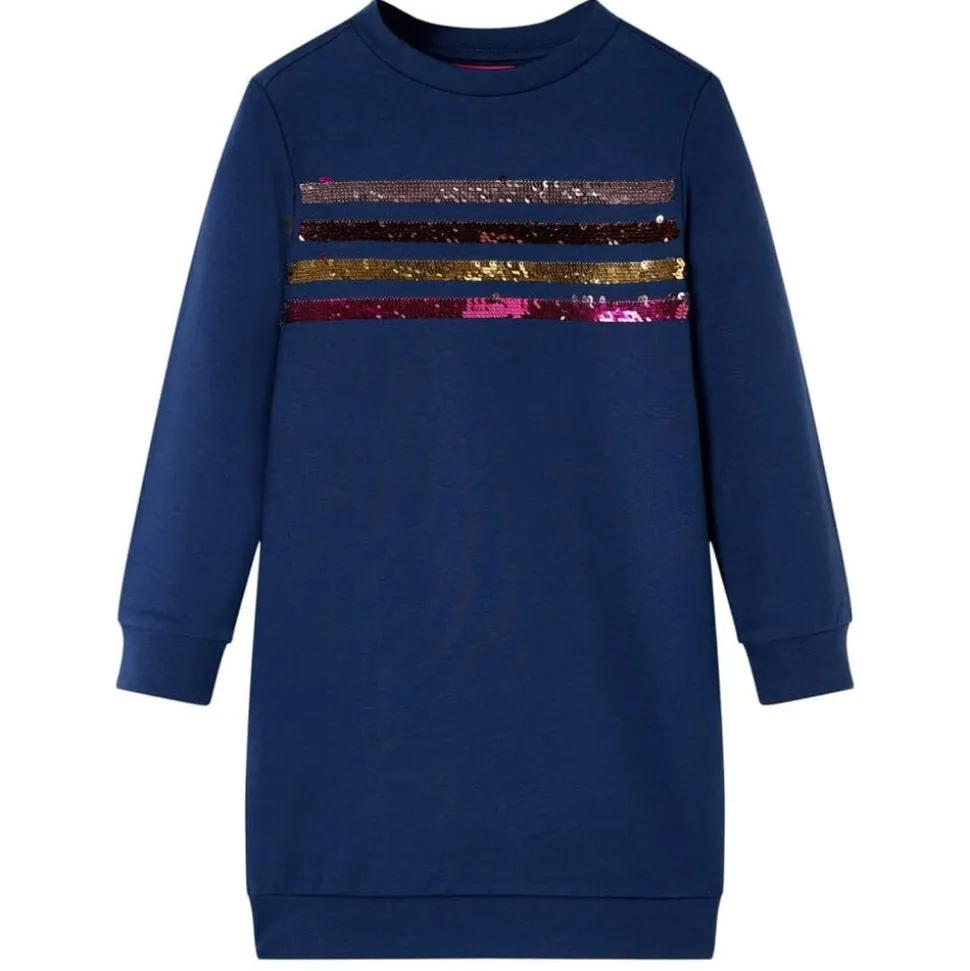 Kinderjurk 92 marineblauw