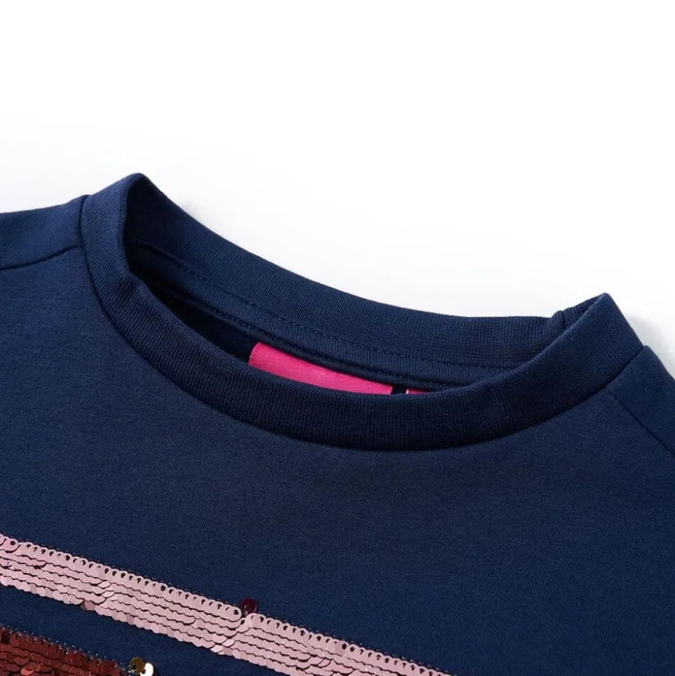 Kinderjurk 92 marineblauw