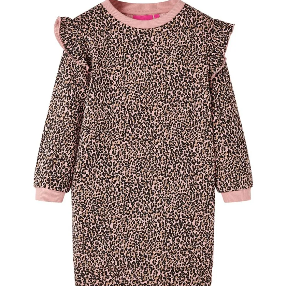 Kinderjurk 92 middelroze