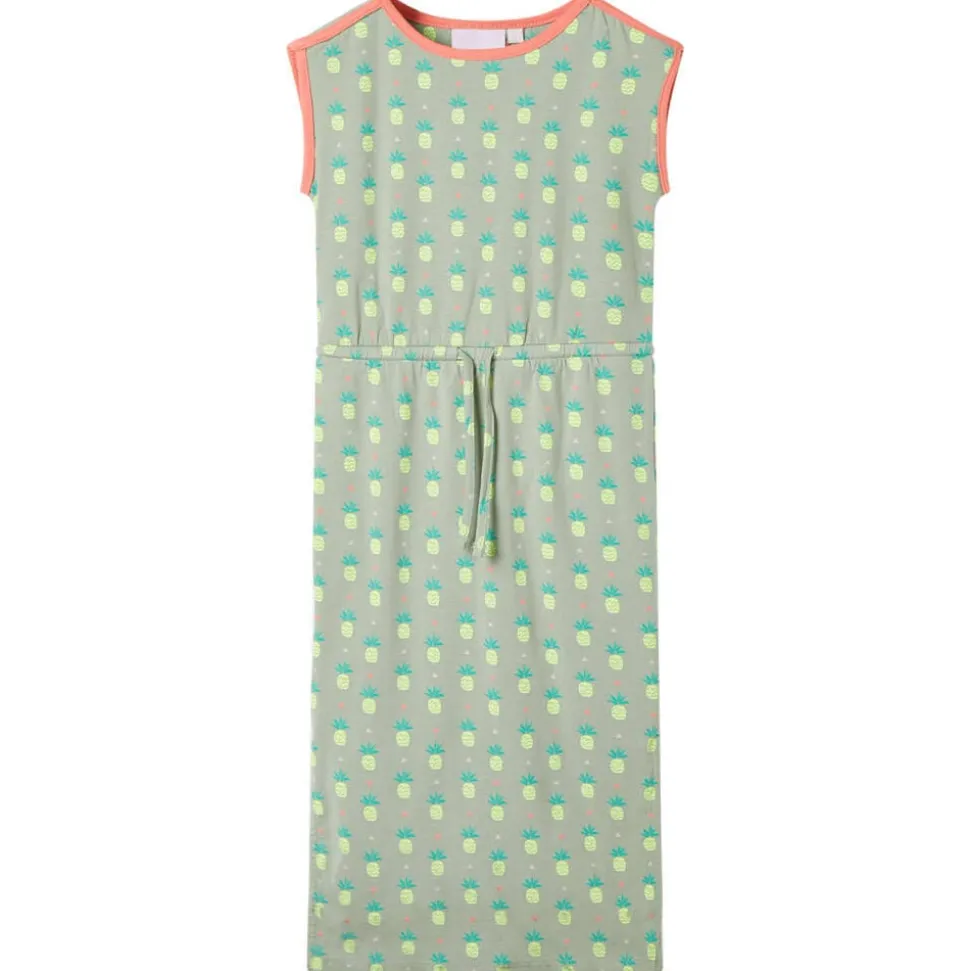 Kinderjurk 116 oudmint