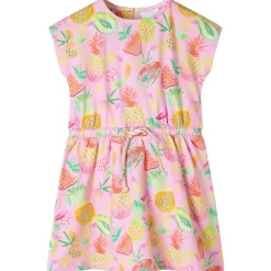 Kinderjurk 104 zachtroze