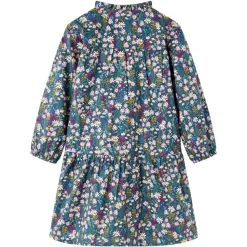 Kinderjurk met lange mouwen 92 donkerblauw