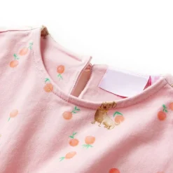 Kinderjurk met trekkoord 116 lichtoranje