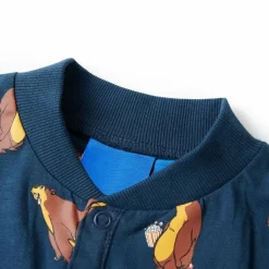 Kinderonesie 92 blauw