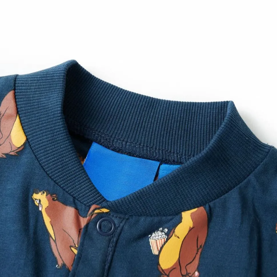 Kinderonesie 92 blauw