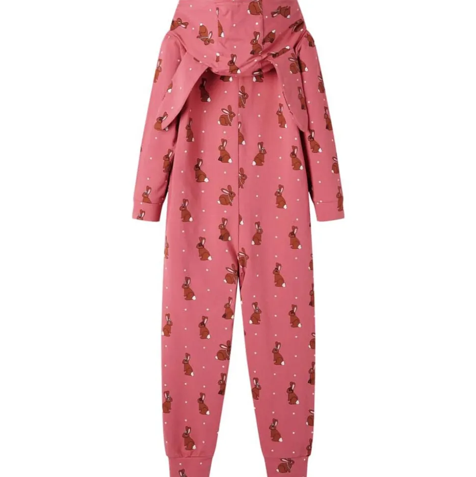 Kinderonesie met capuchon 92 oudroze