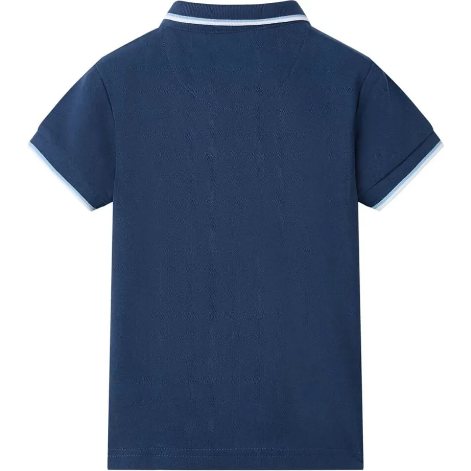 Kinderpoloshirt 92 donkerblauw