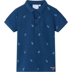 Kinderpoloshirt 92 donkerblauw